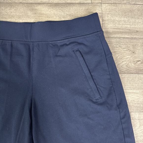 Athleta Pull On Stretch Modern Metro Bermuda Shorts Navy Blue sz XS - Picture 3 of 6